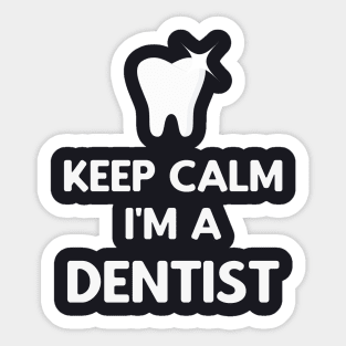 Funny Saying Dentist Gift Sticker